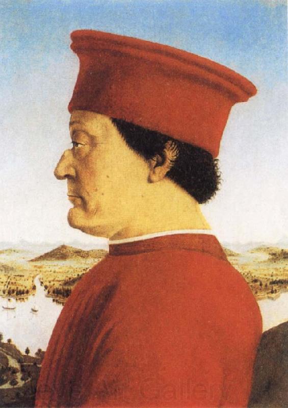 Piero della Francesca Portrait of Federigo da Montefeltro Norge oil painting art